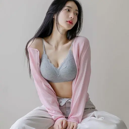 시선 레이스 브라