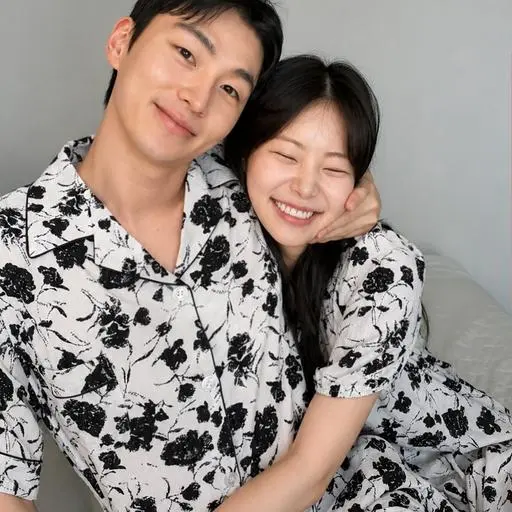 [후들후들/커플잠옷] 벨라 나염 파자마 여름 인견 홈웨어