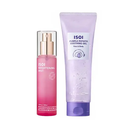 홈캉스 쿨링 부스팅 세트(PDRN 안색 토닝 미스트 100ml+보라감자 쿨링수딩 젤 250ml)