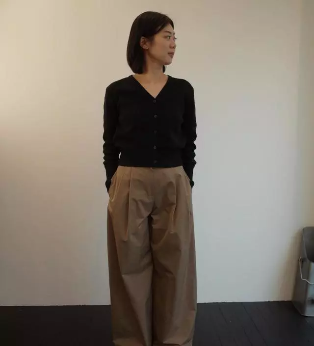 two-ply wide pants - OHOTORO