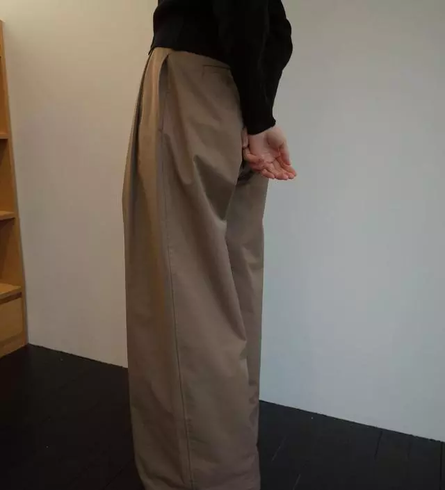 two-ply wide pants - OHOTORO