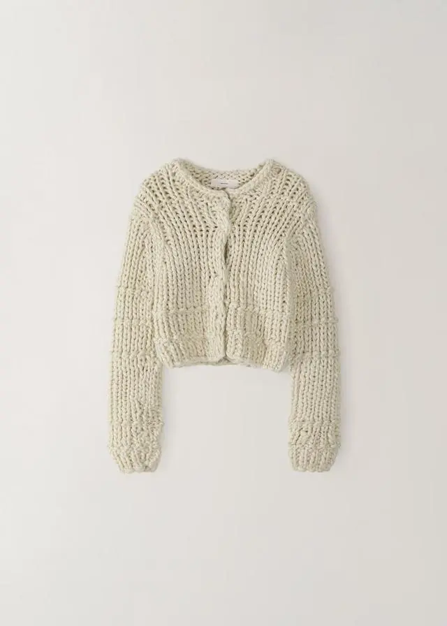トップス ohotoro Wrapping Knit Bustier beige wrapping knit bustier | OHOTORO